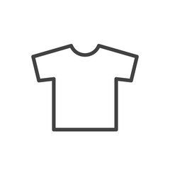 Wall Mural - t-shirt icon vector