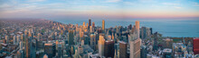 Aerial View Of Chicago Downtown