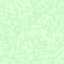 Green Diamond Pattern. Seamless Vector