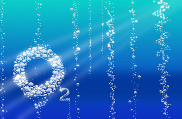 air bubbles in the form of 