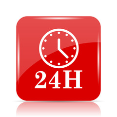 Poster - 24H clock icon