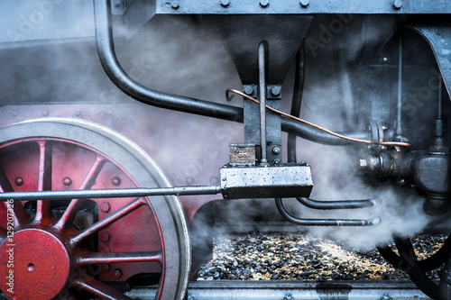Fotografía Parte de un tren de vapor