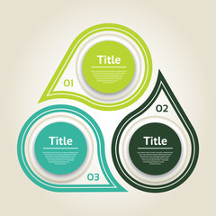Wall Mural - Vector Progress Background / Product Choice or Version. eps 10