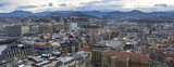 Fototapeta Miasta - City San Sebastian, skyline aerial view