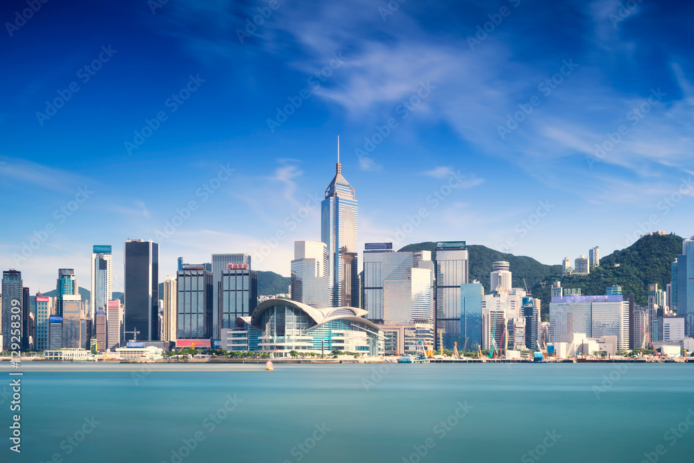 Hong Kong city - obrazy, fototapety, plakaty 