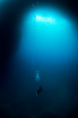 Wall Mural - Underwater Cave in Miyakojima