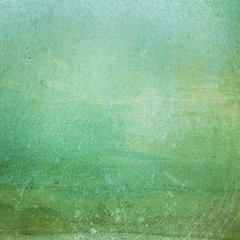 Wall Mural - Background with Grunge Decorative Old Paper Texture. Green Vintage Paper