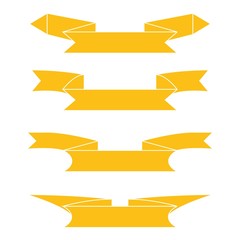 Poster - Yellow ribbons set