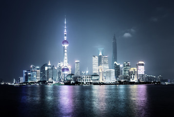 Shanghai at night