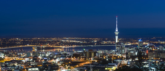 Blue Hour from Mount Eden