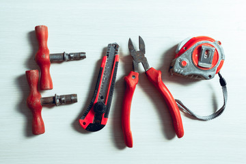 Assorted work tools