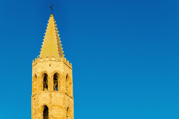 Wall Mural - Bell tower of Cathedral Santa Maria campanile, Alghero Sardinia, Italy