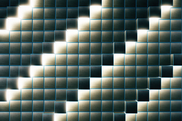 Aufkleber - Illuminated square background