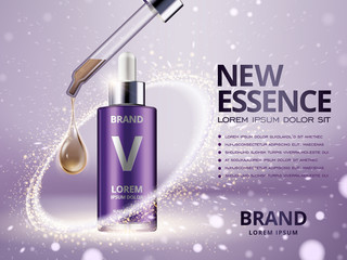 purple new essence ad