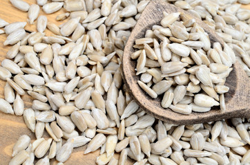 sunflower seed on table