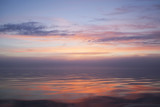 Fototapeta Zachód słońca - The soft light of sunset and sea