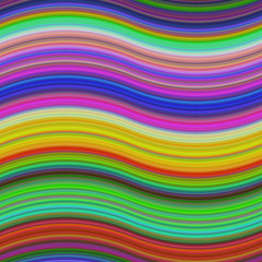 Poster - Multicolored abstract wave background