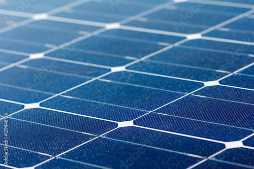 Zdjęcie: Close-up of Solar energy panel photovoltaics module in the sea offshore Close-up of Solar energy panel photovoltaics module in the sea offshore
