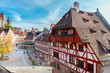 Old town of Nuremberg at sunny fall day, Germany