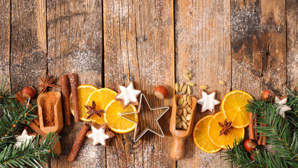 Poster - christmas spice decoration