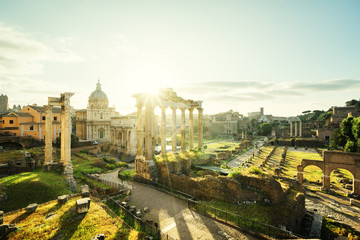 Wall Mural - Roman Forum in Rome, Italy