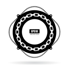 Life ring vector icon