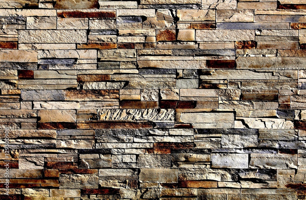 Exterior Textures, Patterns and Backgrounds made from Stone, Brick 