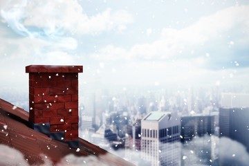 Poster - Composite image of snow