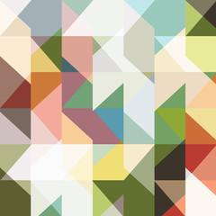 Wall Mural - modern seamless colored pattern of geometric shapes