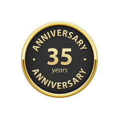 Sticker - Anniversary 35 years badge  