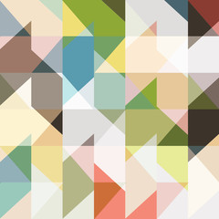 Abstract colored geometric seamless pattern