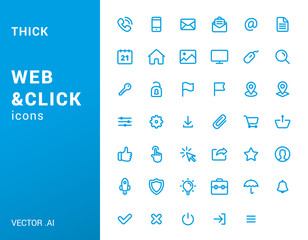 pack of line web icons.