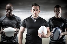 Composite Image Of Rugby Players 