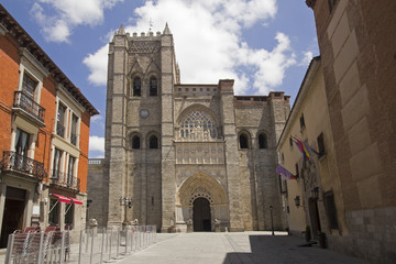 Wall Mural - Avila Cathedral in Spain