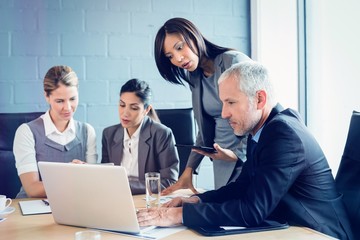 Poster - Business people in conference room