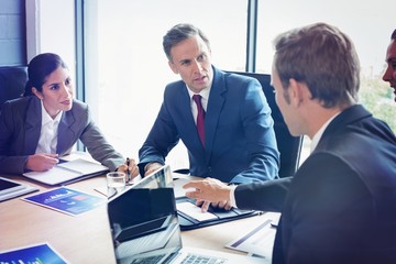 Poster - Business people in conference room