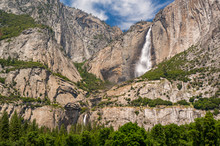 Yosemite Falls From Yosemite Valley, Yosemite National Park, California, USA