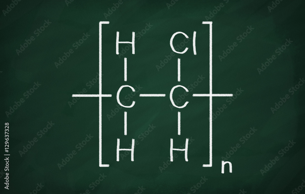 Structural model of PVC Stock Illustration | Adobe Stock