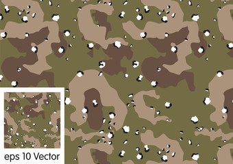 Wall Mural - camouflage pattern vector