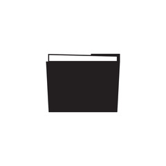 Poster - Folder & office solid icon, Modern sign for mobile interface, ve
