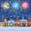 Christmas Winter Cityscape