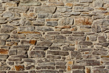 Stone Wall Rustic Texture  Background..