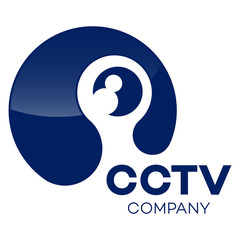 Wall Mural - CCTV logo