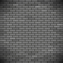 Grey Brick Wall. Industrial Construction Background. Stock Vecto