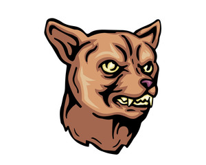 Sticker - Angry Dog Breed Character Logo - Chihuahua