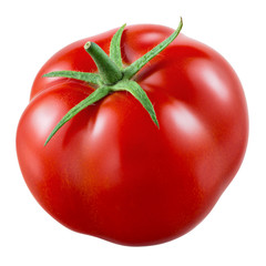 Poster - Tomato. Fresh vegetable isolated on white. With clipping path.