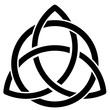 Celtic symbol on white