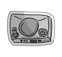 video game console isolated icon vector illustration design