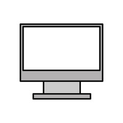 computer monitor isolated icon vector illustration design