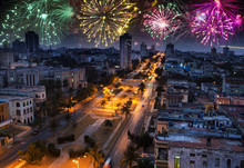 Fireworks Over Havana, Cuba